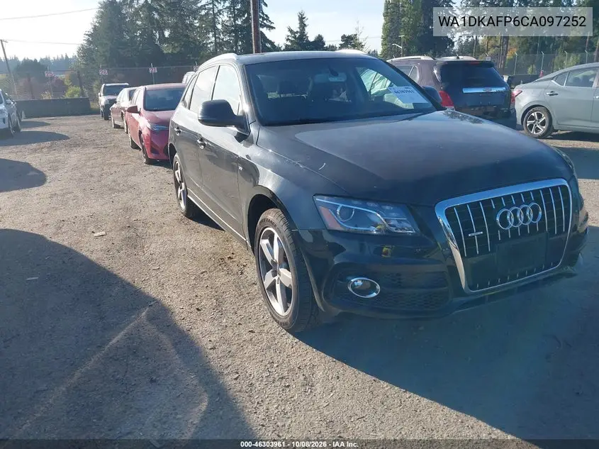 2012 Audi Q5 3.2 Premium Plus VIN WA1DKAFP6CA097252 фото 1