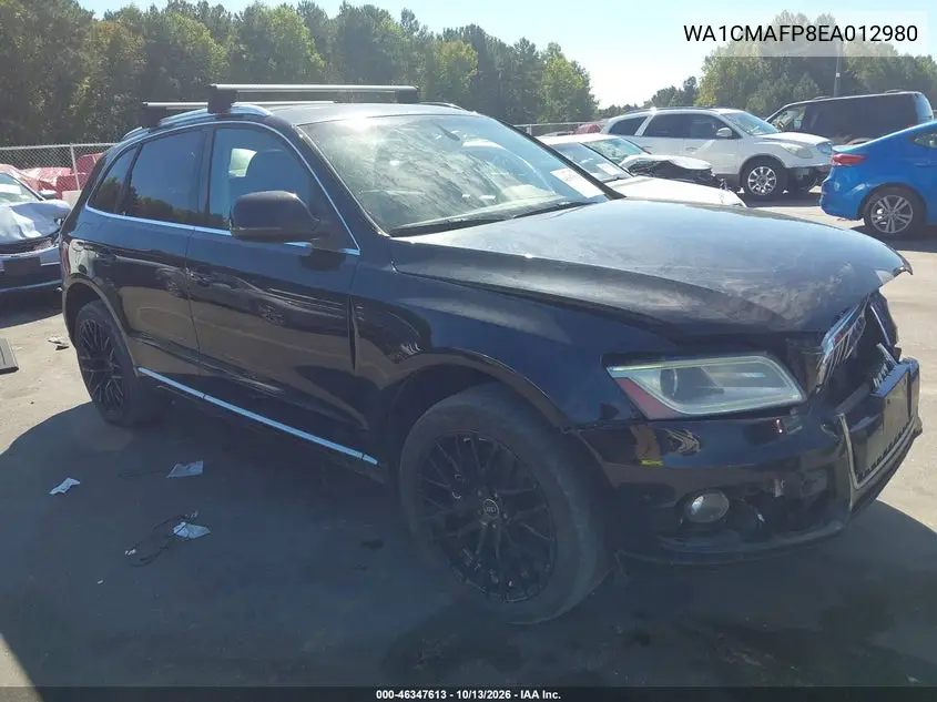 WA1CMAFP8EA012980 Audi Q5 2014 — повреждение Не указано, фото до ремонта