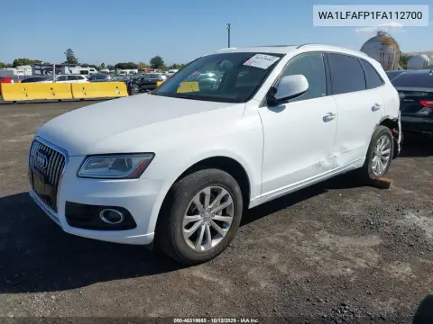 2015 Audi Q5 2.0T Premium VIN WA1LFAFP1FA112700 фото 3