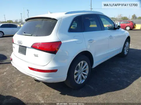 2015 Audi Q5 2.0T Premium VIN WA1LFAFP1FA112700 фото 5