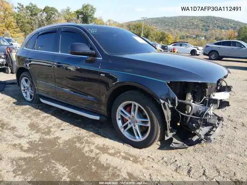WA1D7AFP3GA112491 — 2016 Audi Q5, Передняя часть, фото до ремонта