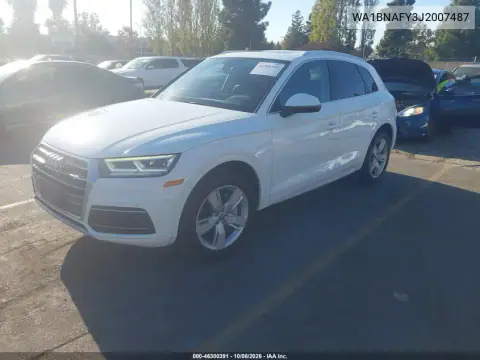 2018 Audi Q5 2.0T Premium/2.0T Tech Premium VIN WA1BNAFY3J2007487 фото 3