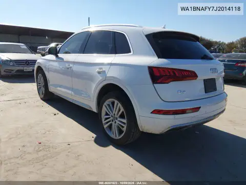 2018 Audi Q5 2.0T Premium/2.0T Tech Premium VIN WA1BNAFY7J2014118 фото 3