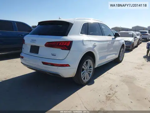 2018 Audi Q5 2.0T Premium/2.0T Tech Premium VIN WA1BNAFY7J2014118 фото 4