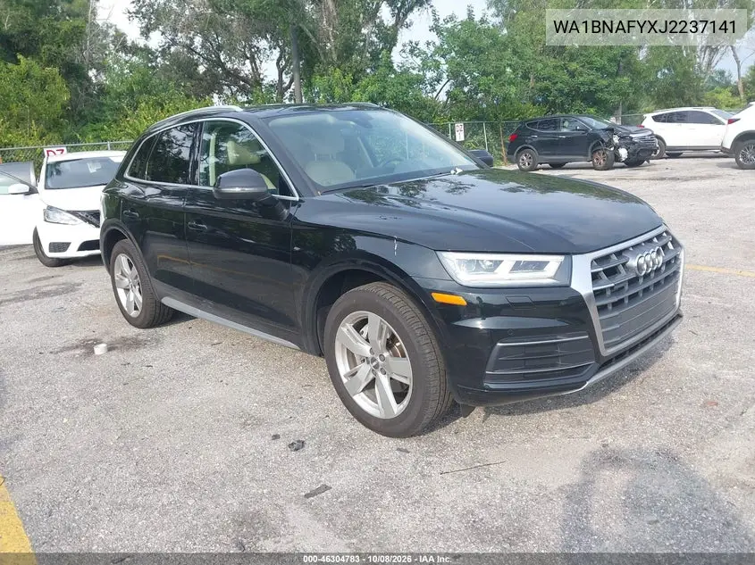 2018 Audi Q5 2.0T Premium/2.0T Tech Premium VIN WA1BNAFYXJ2237141 фото 2