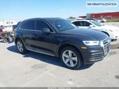 WA1BNAFY5J2241324 — 2018 Audi Q5, Град, фото до ремонта