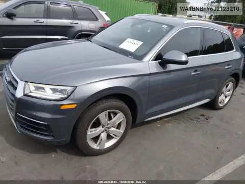 2018 Audi Q5 2.0T Premium/2.0T Tech Premium VIN WA1BNBFY6J2123210 фото 3