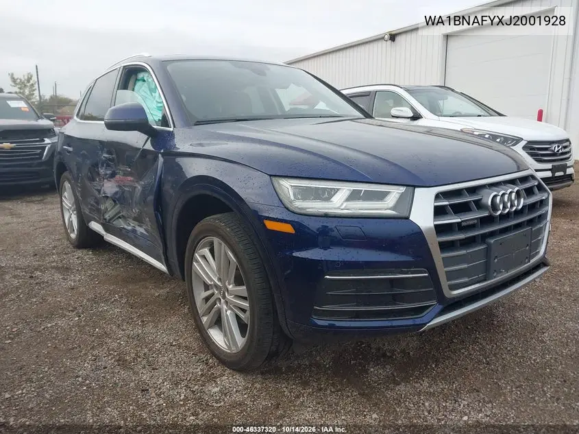 WA1BNAFYXJ2001928 Audi Q5 2018 — повреждение Не указано, фото до ремонта