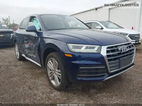 WA1BNAFYXJ2001928 — 2018 Audi Q5, Не указано, фото до ремонта
