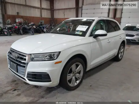 2019 Audi Q5 45 Premium VIN WA1ANAFY9K2075290 фото 3