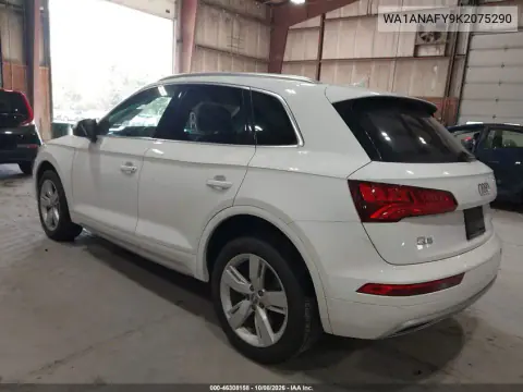 2019 Audi Q5 45 Premium VIN WA1ANAFY9K2075290 фото 4