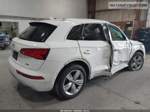 2019 Audi Q5 45 Premium VIN WA1ANAFY9K2075290 фото 5