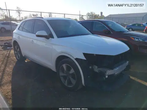 WA1ANAFY1L2120157 — 2020 Audi Q5, Задняя часть, фото до ремонта