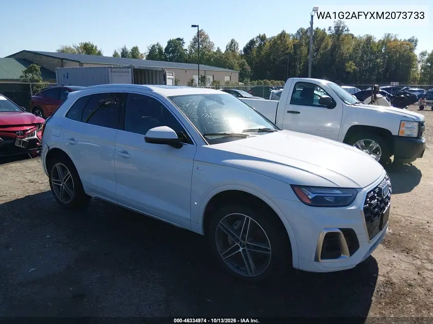 WA1G2AFYXM2073733 — 2021 Audi Q5, фото 2 с аукциона IAAI, Задняя часть