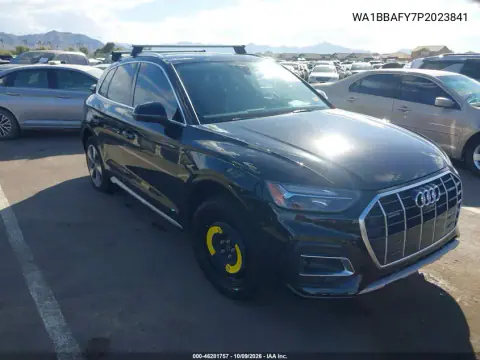 WA1BBAFY7P2023841 — 2023 Audi Q5, Сзади слева, фото до ремонта