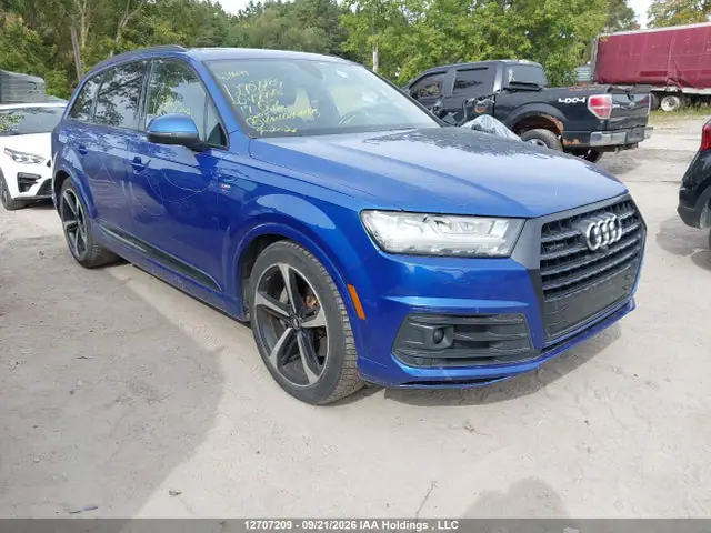 WA1WAAF75HD047928 — 2017 Audi Q7 3.0T Technik, Вандализм (Vandalized), фото до ремонта