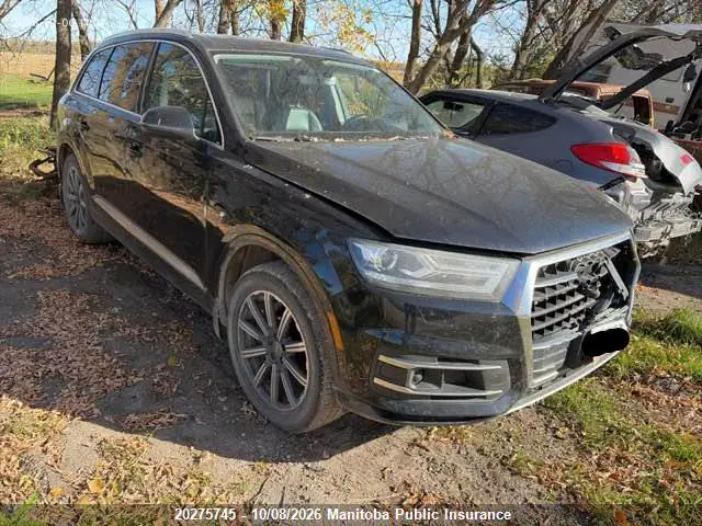 WA1LAAF71HD014573 — 2017 Audi Q7 V6, Передняя часть (Front), фото до ремонта