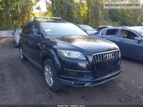 WA1LGAFE9CD007182 — 2012 Audi Q7, Неизвестные повреждения, фото до ремонта