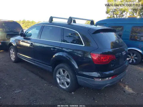 2012 Audi Q7 3.0T Premium VIN WA1LGAFE9CD007182 фото 3