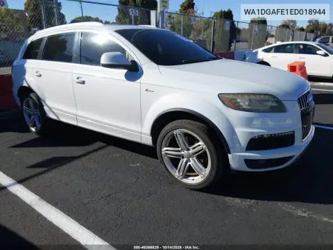 WA1DGAFE1ED018944 — 2014 Audi Q7, Передняя часть, фото до ремонта
