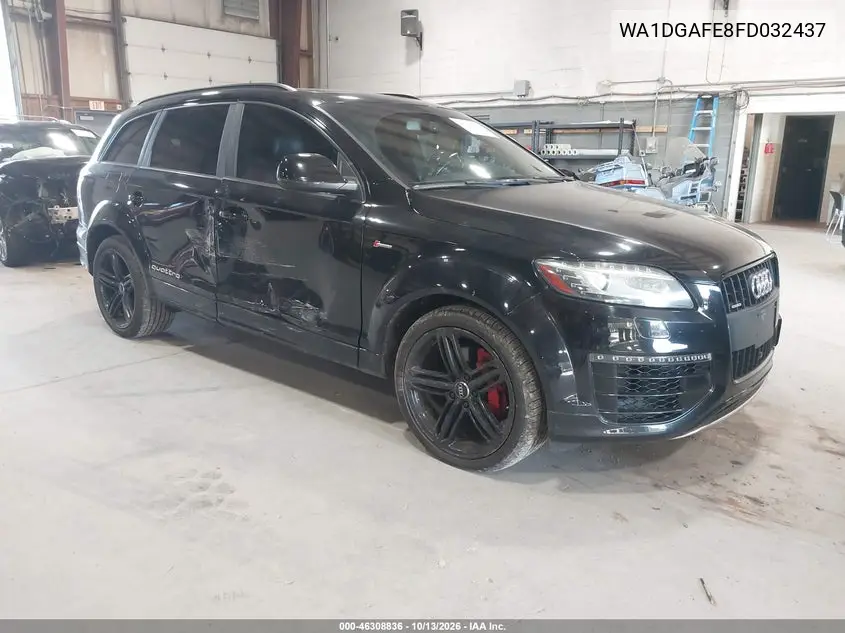 2015 Audi Q7 3.0T S Line Prestige VIN WA1DGAFE8FD032437 фото 2