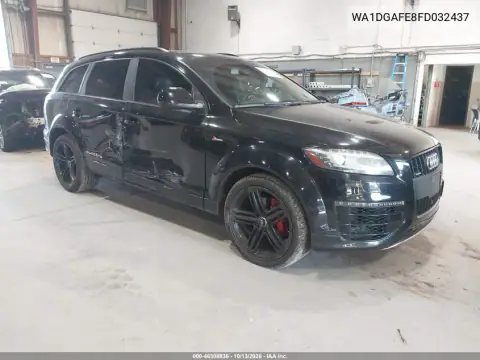 WA1DGAFE8FD032437 — 2015 Audi Q7, Правая сторона, фото до ремонта