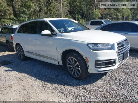 WA1LAAF74HD035238 — 2017 Audi Q7, Передняя часть, фото до ремонта