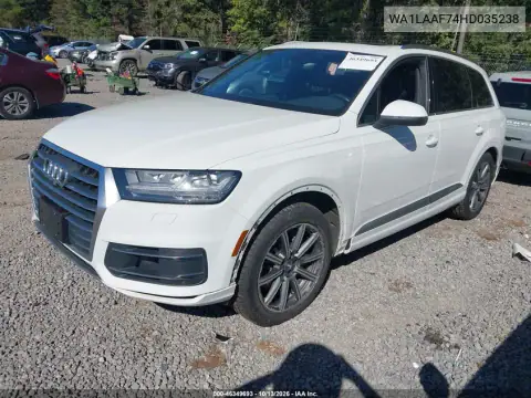WA1LAAF74HD035238 — 2017 Audi Q7, фото 3 с аукциона IAAI, Передняя часть