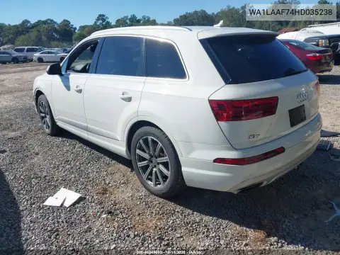 WA1LAAF74HD035238 — 2017 Audi Q7, фото 4 с аукциона IAAI, Передняя часть