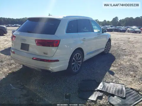 WA1LAAF74HD035238 — 2017 Audi Q7, фото 5 с аукциона IAAI, Передняя часть