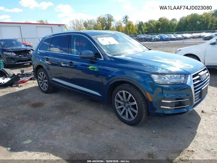2018 Audi Q7 3.0T Premium VIN WA1LAAF74JD023080 фото 2