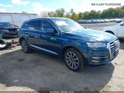 WA1LAAF74JD023080 — 2018 Audi Q7, Сзади, фото до ремонта
