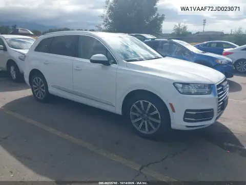 WA1VAAF72JD023071 — 2018 Audi Q7, Естественный износ, фото до ремонта