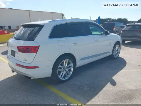 2018 Audi Q7 3.0T Premium VIN WA1VAAF78JD034768 фото 5