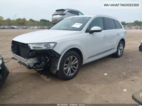 2019 Audi Q7 45 Premium/45 Se Premium VIN WA1AHAF76KD032500 фото 3