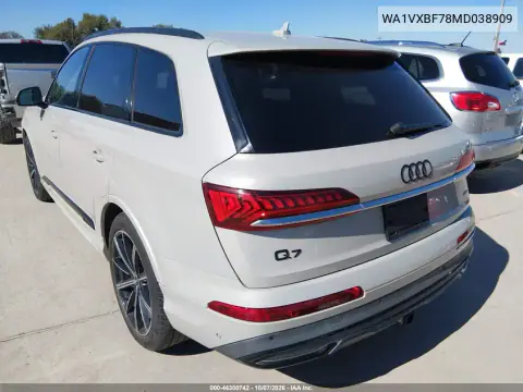 2021 Audi Q7 Prestige 55 Tfsi Quattro Tiptronic VIN WA1VXBF78MD038909 фото 4