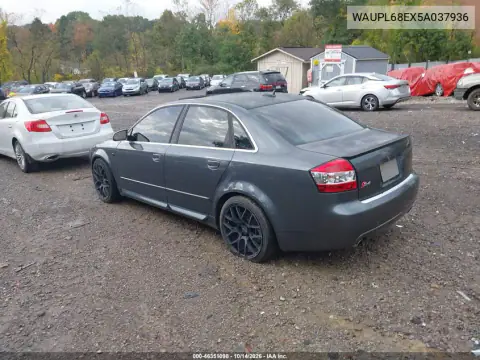 WAUPL68EX5A037936 — 2005 Audi S4, фото 4 с аукциона IAAI, Повреждение штормом
