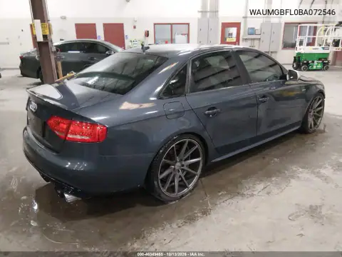 WAUMGBFL0BA072546 — 2011 Audi S4, фото 5 с аукциона IAAI, Передняя часть