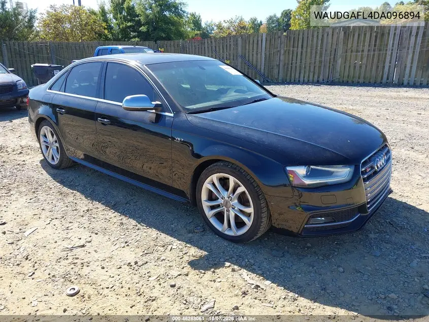 2013 Audi S4 3.0T Premium Plus VIN WAUDGAFL4DA096894 фото 2