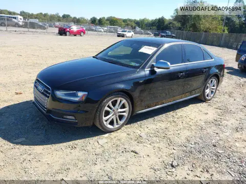 2013 Audi S4 3.0T Premium Plus VIN WAUDGAFL4DA096894 фото 3