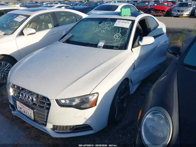 WAUCGAFR9FA045829 — 2015 Audi S5 3.0T Premium Plus, фото 2 с аукциона IAAI 30.09.2026, Передняя часть слева