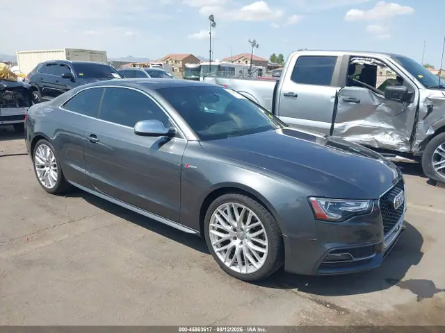 WAUVGAFR0FA047395 — 2015 Audi S5 3.0T Premium Plus, Подтопление (Flood), фото до ремонта