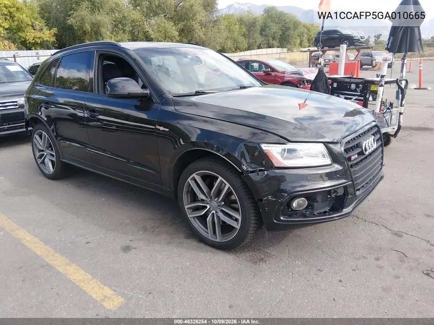 2016 Audi Sq5 3.0T Premium Plus VIN WA1CCAFP5GA010665 фото 2