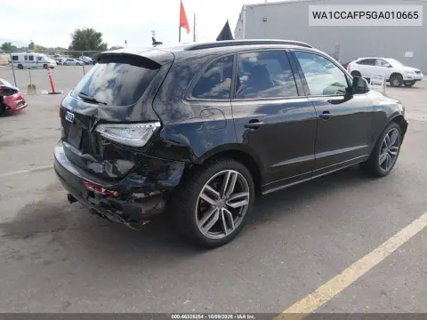 2016 Audi Sq5 3.0T Premium Plus VIN WA1CCAFP5GA010665 фото 5