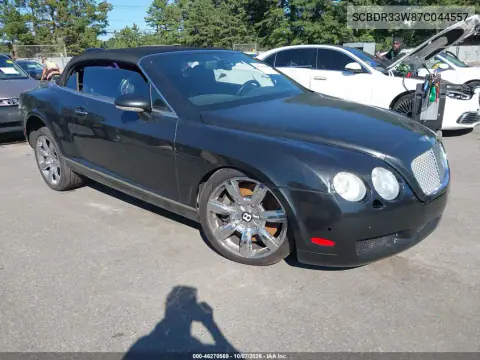 SCBDR33W87C044557 — 2007 Bentley Continental GT, Подтопление, фото до ремонта