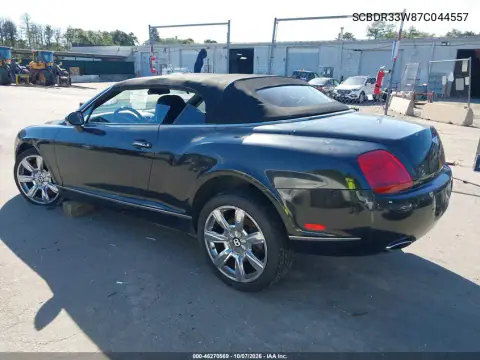2007 Bentley Continental Gtc VIN SCBDR33W87C044557 фото 3