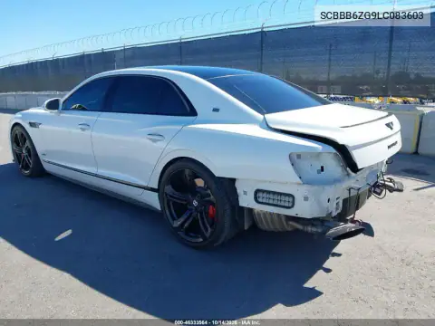 SCBBB6ZG9LC083603 — 2020 Bentley Flying SPUR, фото 4 с аукциона IAAI, Задняя часть