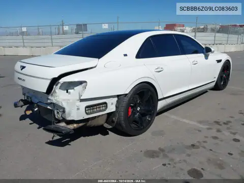 SCBBB6ZG9LC083603 — 2020 Bentley Flying SPUR, фото 5 с аукциона IAAI, Задняя часть