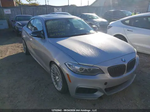 WBA1F5C50EVW98074 — 2014 BMW 228I, Град (Hail), фото до ремонта