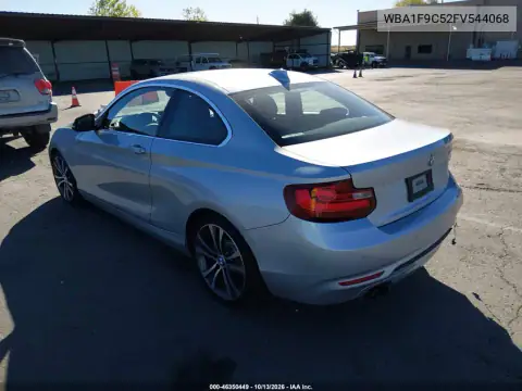 WBA1F9C52FV544068 — 2015 BMW 2ER, фото 4 с аукциона IAAI, Задняя часть
